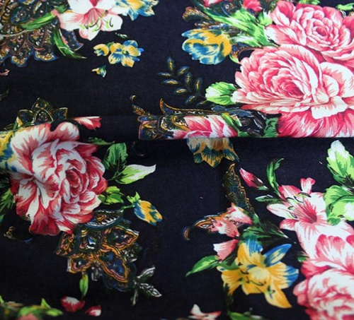  Ткань Вискоза принт арт.2019 цв.119  ТриКатушки