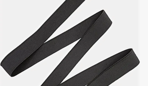  Резинка ткацкая 20мм, черная (рул.20м)  ТриКатушки