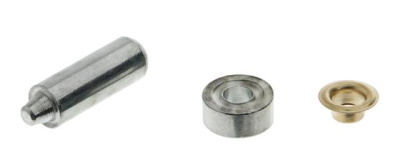  Люверсы латунь цв. золото с приспособлением для установки, 10 мм, 25 шт. "Proknopka"  ТриКатушки