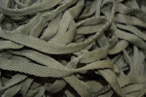  Шнур плоский ХБ 10мм №8510 (упак.100 метров) цв.хаки  ТриКатушки