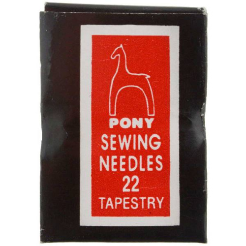  05160 Иглы для гобеленовых и трикотажных тканей № 22, 25 шт PONY  ТриКатушки