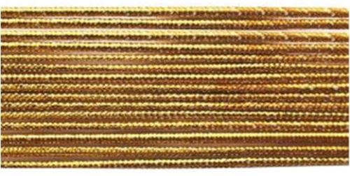  Резинка шляпная МН 1,0мм цв.золото (намотка 200 метров)  ТриКатушки