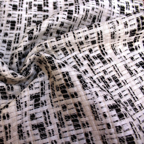  Ткань Костюмная 1110 под CHANEL цв. 999  ТриКатушки