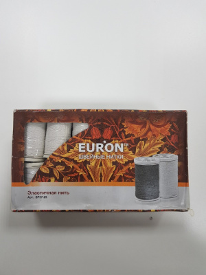 Набор ниток эласт.(спандекс) Euron SP37-25 25м  (черный)