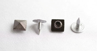  026-F никель Хольнитены декоративные "металл" 8мм (упаковка 500 штук)  ТриКатушки