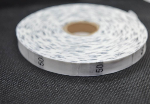  Размерник жаккард ,белый 50 (рул 1000шт)  ТриКатушки