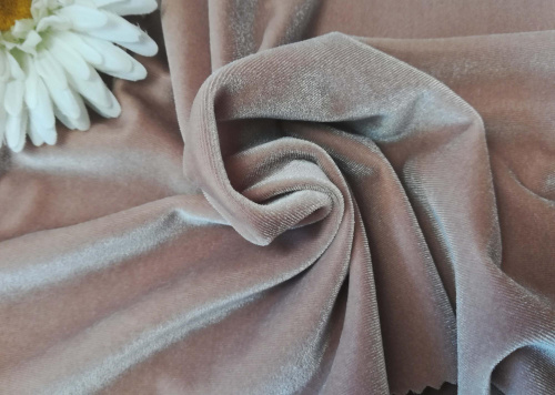  Ткань 3005 Бархат стрейч, ш.150см., №505  ТриКатушки