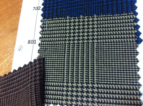  Ткань 1086 Клетка "Принц Уэльский", цв. 801 серо-бежевый  ТриКатушки