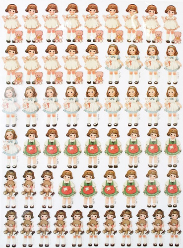  Термотрансфер аппликация 45см*60см HS1211W25150-56 (лист 56 штук)  ТриКатушки