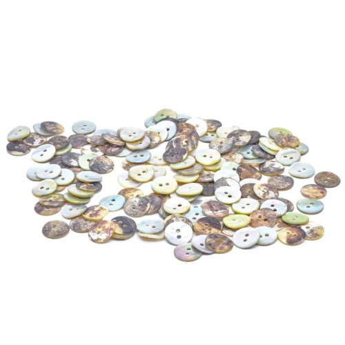  Пуговицы перламутровая ракушка, L28-18мм (уп.1000шт.)  ТриКатушки