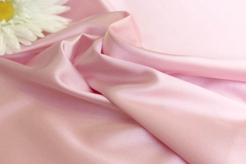  Ткань 2001 Атлас Стрейч, №214 св.розовый  ТриКатушки