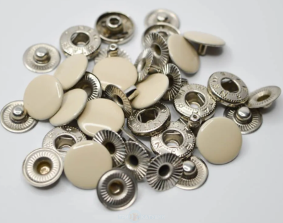  Кнопка Альфа 15мм сталь цв. 291/ бежевый (уп 720 шт) Tals(Турция)  ТриКатушки