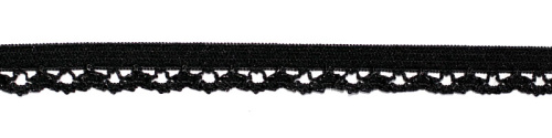  Резинка бельевая 5661 цв. черный 10мм (намотка 144 ярда = 131,7 метра)  ТриКатушки