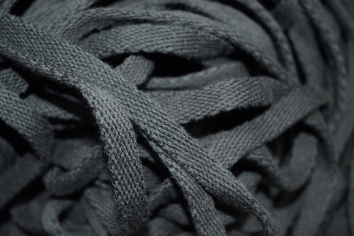  Шнур ХБ плоский 15мм  (упак.100 м.) цв.черный  ТриКатушки