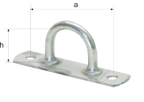  Скоба бортовая круглая СК-03 (уп.300шт.)  ТриКатушки
