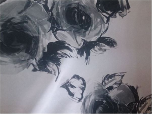  Ткань Шифон ПРИНТ ш.150см.,2010 цвет №119  ТриКатушки