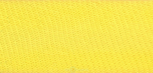  Косая бейка атласная 15 мм 144 ярд.(132м) № 110 Желтый  ТриКатушки