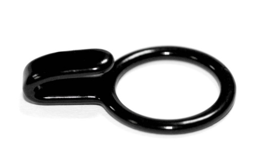  KJ-10A черный металл крашенный Кольцо-крючок 10мм (упаковка 1000 штук)  ТриКатушки