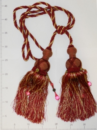  Кисть шторная двойная, G-A брусничный  ТриКатушки