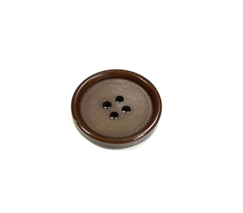  Пуговицы NE 182 Brown 24L (15мм) Уп.72 шт  ТриКатушки