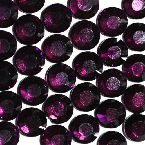  Стразы термоклеевые SS-10, D=2,6-2,8мм (упаковка 1440 штук) цв.9026 AMETHYST  ТриКатушки