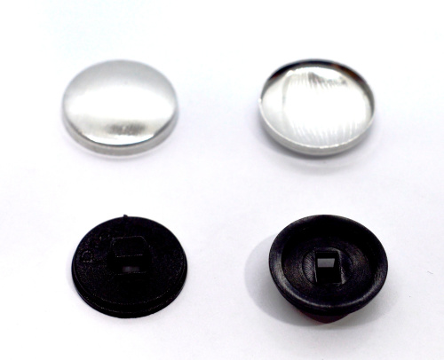  Заготовки для обтяжки пуговиц №30-19 мм черные(уп.20шт) "Proknopka"  ТриКатушки