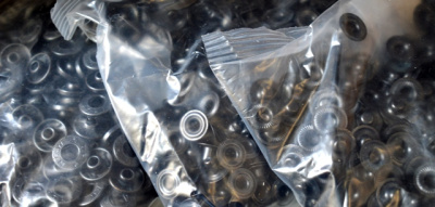  Кнопка Альфа 15мм сталь (3 части) цв. Оксид (720шт.)  ТриКатушки