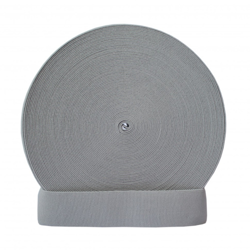  Резинка 48416 EkoflexТканая 40мм Soft (25м) цв.№157 светло-серый  ТриКатушки