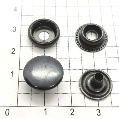  Кнопка 15мм №61 сталь цв. Оксид  (уп 720шт) Tals(Турция)  ТриКатушки