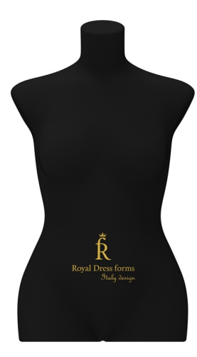  Портновский манекен Christina, Женский, р.46, цв. Черный, без подставки  ТриКатушки