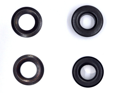  Люверсы №24 9мм сталь оксид (уп 100 шт) "Proknopka"  ТриКатушки