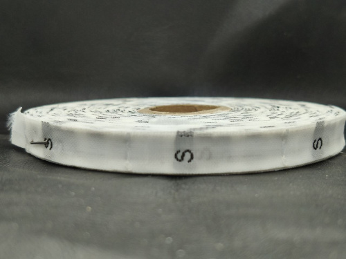  Размерник жаккард ,белый S (рул 1000шт)  ТриКатушки