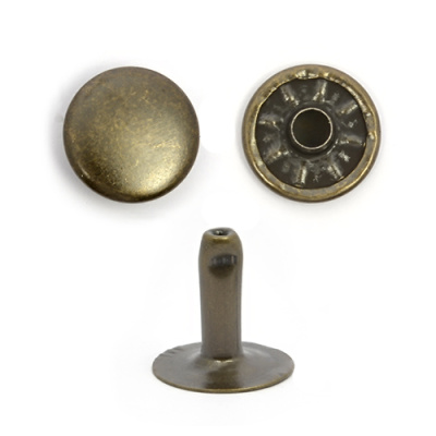  Хольнитены 9*9 антик Сталь (упак.100 шт.) "Proknopka"  ТриКатушки