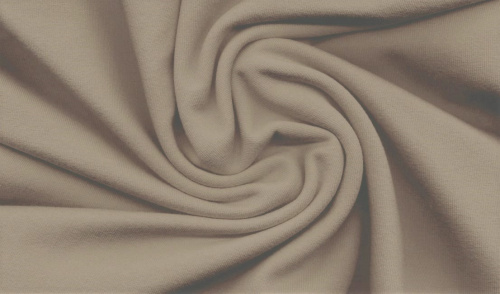  Ткань Кулирная гладь г/к с/л, 210гр.кв.м, 92% Хб + 8% лайкра, пенье, цв. Тауп  ТриКатушки