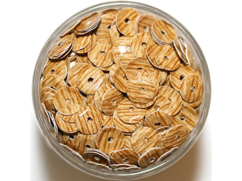  9 S Пайетки россыпь круглые 6мм (упаковка 100 грамм)  ТриКатушки