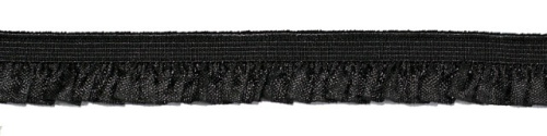  6441-13 черный резинка бельевая 13мм (намотка 144 ярда = 131,7 метра)  ТриКатушки