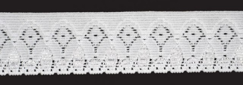  5340 белый резинка бельевая 28мм (намотка 144 ярда = 131,7 метра)  ТриКатушки