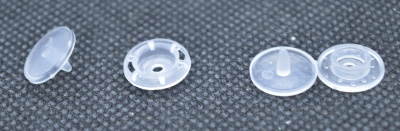  Кнопка пластиковая 12 мм цв. прозрачный (1000шт.) O  ТриКатушки