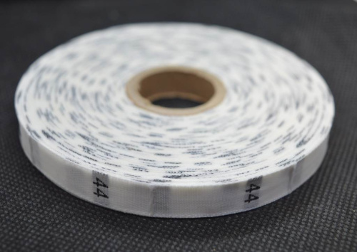  Размерник жаккард ,белый 44 (рул 1000шт)  ТриКатушки