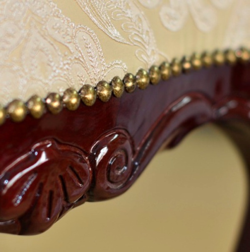  Молдинг мебельный с гвоздями 10 мм ( уп.10 м.) цв. Старое золото  ТриКатушки