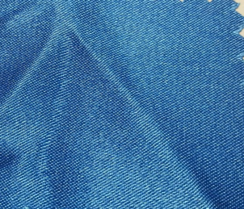  Ткань 2001 Атлас Стрейч, №716 голубой  ТриКатушки