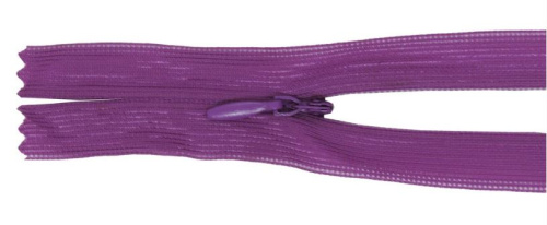  Молния потайная Т3 60 см №339 т.сиреневый, ( уп.50 шт.)  ТриКатушки