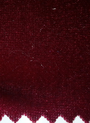  Ткань 3005 Бархат стрейч, ш.150см., №102 бордо  ТриКатушки