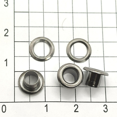  Люверсы №2 4мм сталь Черный Никель (уп 2500шт) Tals(Турция)  ТриКатушки