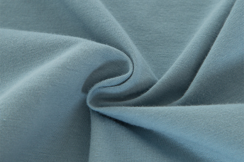  Ткань Кулирная гладь г/к с/л, 170гр.кв.м, 92% Хб + 8% лайкра, пенье, цв. Синяя дымка IS  ТриКатушки