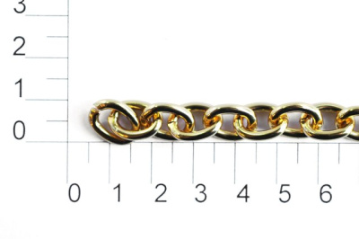  UX 001С цепь алюминий цв. 16К gold (упаковка 10 метров)  ТриКатушки