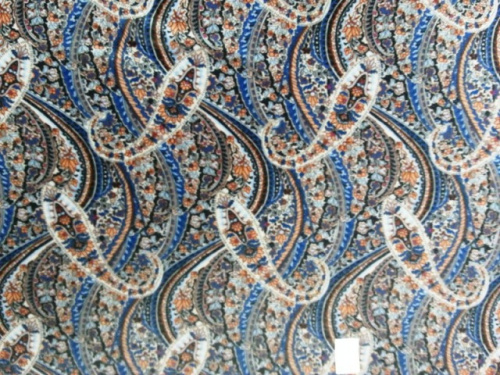  Бархат Стрейч Принт Корея арт.3009 цв.71  ТриКатушки