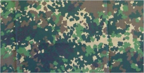  Ткань Т/С 120г/м2 КАМУФЛЯЖ (военка) ш.150+-2 см. 65ПЭ/35ХЛ ВО C60 Излом  ТриКатушки