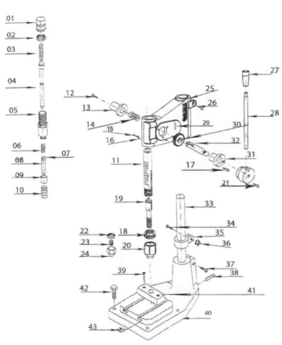  Гайка стопорная на пресс № 18 (4122/4121/4/Dep-2/Star)  ТриКатушки