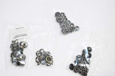  Кнопка трикотажная (бублик) 9,5 мм, цв.антик(уп.20 шт.) ProKnopka  ТриКатушки